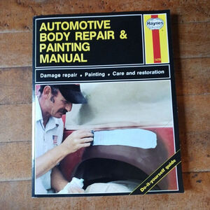 Haynes Automotive Body Repair Painting Manual 1989 VTG